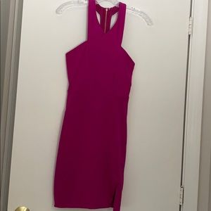 Fuchsia Midi Dress
